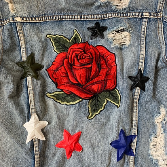 Signature 8 Patched Jean Jacket - Picture 5 of 6